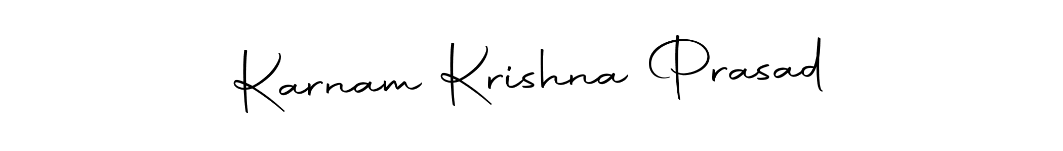 This is the best signature style for the Karnam Krishna Prasad name. Also you like these signature font (Autography-DOLnW). Mix name signature. Karnam Krishna Prasad signature style 10 images and pictures png