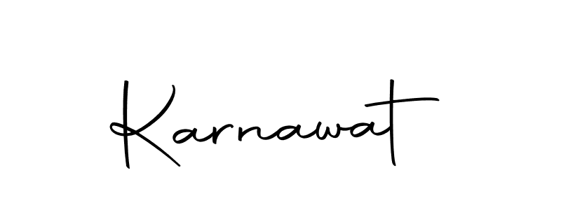 Make a beautiful signature design for name Karnawat. With this signature (Autography-DOLnW) style, you can create a handwritten signature for free. Karnawat signature style 10 images and pictures png