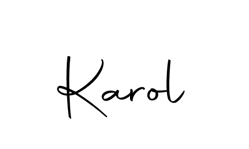 How to make Karol name signature. Use Autography-DOLnW style for creating short signs online. This is the latest handwritten sign. Karol signature style 10 images and pictures png