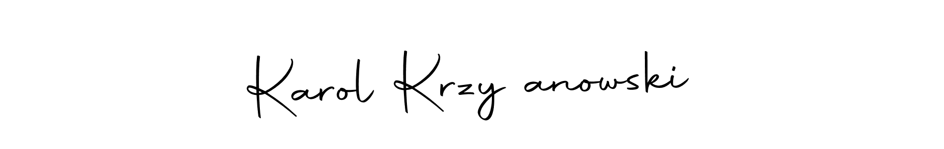 You should practise on your own different ways (Autography-DOLnW) to write your name (Karol Krzyżanowski) in signature. don't let someone else do it for you. Karol Krzyżanowski signature style 10 images and pictures png