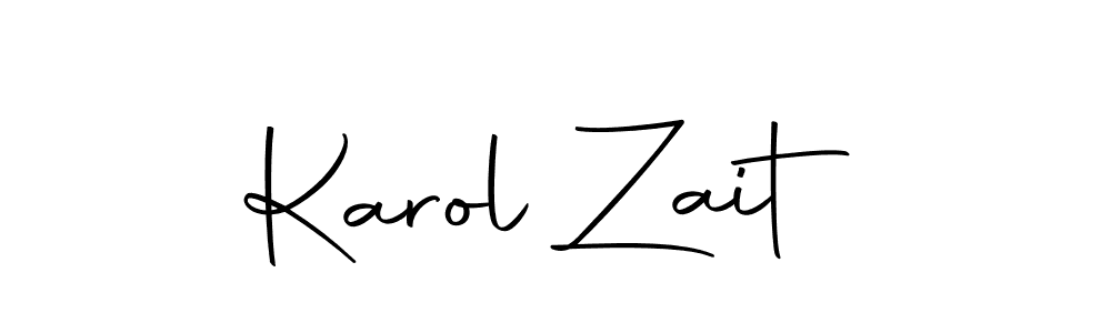 See photos of Karol Zait official signature by Spectra . Check more albums & portfolios. Read reviews & check more about Autography-DOLnW font. Karol Zait signature style 10 images and pictures png