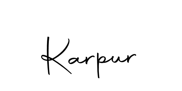 Use a signature maker to create a handwritten signature online. With this signature software, you can design (Autography-DOLnW) your own signature for name Karpur. Karpur signature style 10 images and pictures png