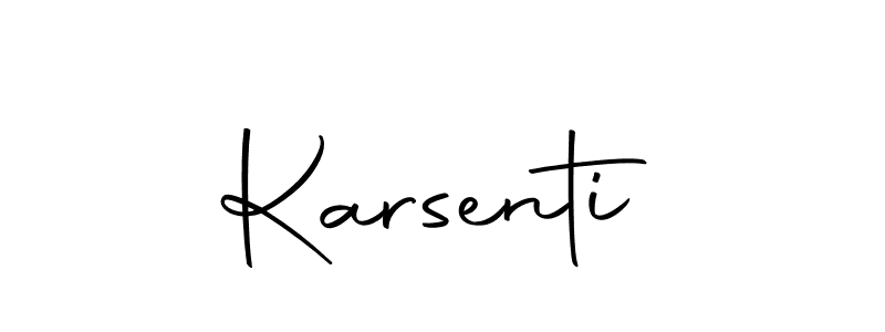 How to make Karsenti name signature. Use Autography-DOLnW style for creating short signs online. This is the latest handwritten sign. Karsenti signature style 10 images and pictures png