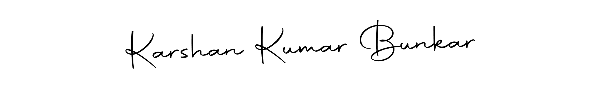 Make a short Karshan Kumar Bunkar signature style. Manage your documents anywhere anytime using Autography-DOLnW. Create and add eSignatures, submit forms, share and send files easily. Karshan Kumar Bunkar signature style 10 images and pictures png