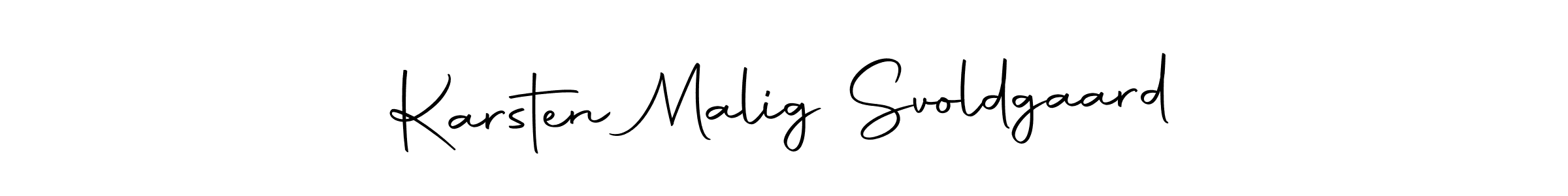 It looks lik you need a new signature style for name Karsten Malig Svoldgaard. Design unique handwritten (Autography-DOLnW) signature with our free signature maker in just a few clicks. Karsten Malig Svoldgaard signature style 10 images and pictures png