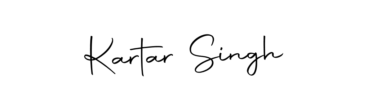 Create a beautiful signature design for name Kartar Singh. With this signature (Autography-DOLnW) fonts, you can make a handwritten signature for free. Kartar Singh signature style 10 images and pictures png