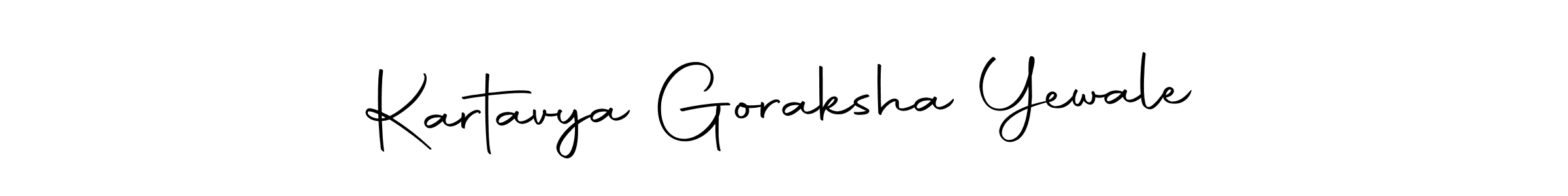 This is the best signature style for the Kartavya Goraksha Yewale name. Also you like these signature font (Autography-DOLnW). Mix name signature. Kartavya Goraksha Yewale signature style 10 images and pictures png