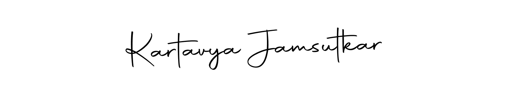 Use a signature maker to create a handwritten signature online. With this signature software, you can design (Autography-DOLnW) your own signature for name Kartavya Jamsutkar. Kartavya Jamsutkar signature style 10 images and pictures png