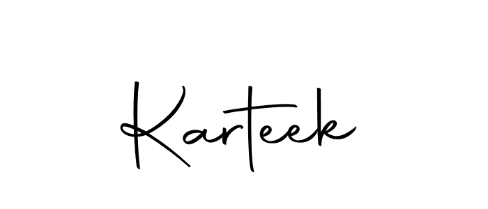 You can use this online signature creator to create a handwritten signature for the name Karteek. This is the best online autograph maker. Karteek signature style 10 images and pictures png