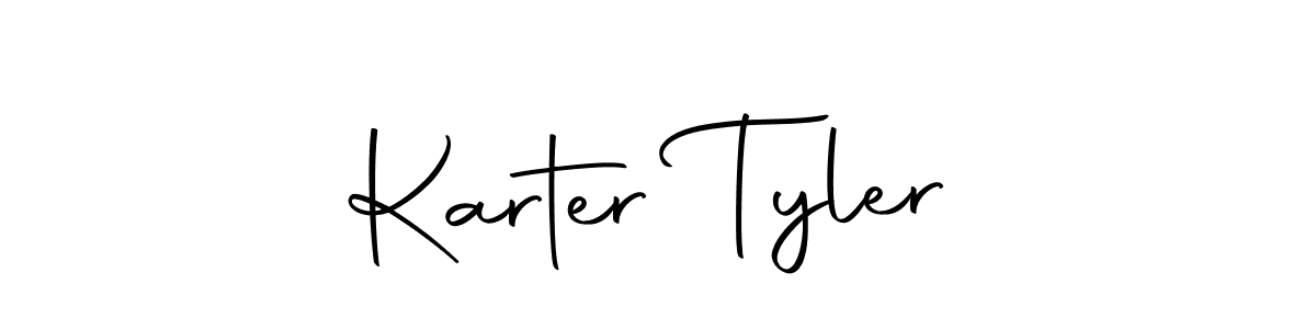 The best way (Autography-DOLnW) to make a short signature is to pick only two or three words in your name. The name Karter Tyler include a total of six letters. For converting this name. Karter Tyler signature style 10 images and pictures png