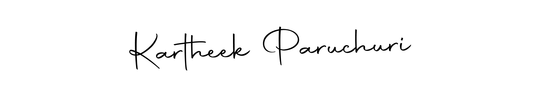 Use a signature maker to create a handwritten signature online. With this signature software, you can design (Autography-DOLnW) your own signature for name Kartheek Paruchuri. Kartheek Paruchuri signature style 10 images and pictures png