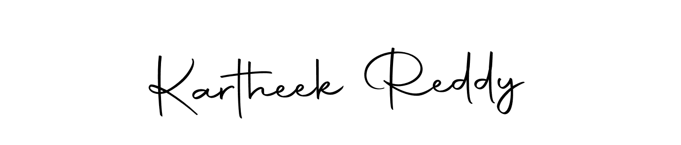 Create a beautiful signature design for name Kartheek Reddy. With this signature (Autography-DOLnW) fonts, you can make a handwritten signature for free. Kartheek Reddy signature style 10 images and pictures png