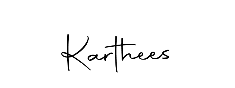 Create a beautiful signature design for name Karthees. With this signature (Autography-DOLnW) fonts, you can make a handwritten signature for free. Karthees signature style 10 images and pictures png