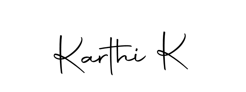 Autography-DOLnW is a professional signature style that is perfect for those who want to add a touch of class to their signature. It is also a great choice for those who want to make their signature more unique. Get Karthi K name to fancy signature for free. Karthi K signature style 10 images and pictures png