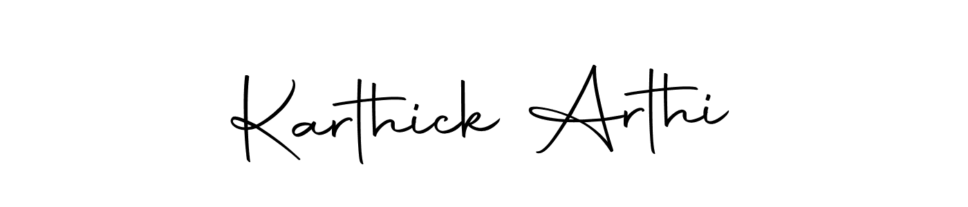 Autography-DOLnW is a professional signature style that is perfect for those who want to add a touch of class to their signature. It is also a great choice for those who want to make their signature more unique. Get Karthick Arthi name to fancy signature for free. Karthick Arthi signature style 10 images and pictures png