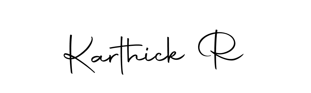 You can use this online signature creator to create a handwritten signature for the name Karthick R. This is the best online autograph maker. Karthick R signature style 10 images and pictures png