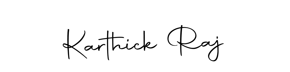 Make a short Karthick Raj signature style. Manage your documents anywhere anytime using Autography-DOLnW. Create and add eSignatures, submit forms, share and send files easily. Karthick Raj signature style 10 images and pictures png