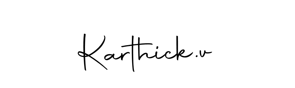 Make a beautiful signature design for name Karthick.v. Use this online signature maker to create a handwritten signature for free. Karthick.v signature style 10 images and pictures png