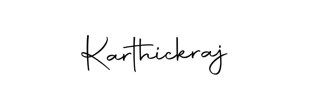 Create a beautiful signature design for name Karthickraj. With this signature (Autography-DOLnW) fonts, you can make a handwritten signature for free. Karthickraj signature style 10 images and pictures png