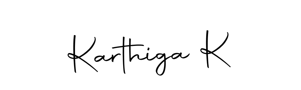 How to make Karthiga K name signature. Use Autography-DOLnW style for creating short signs online. This is the latest handwritten sign. Karthiga K signature style 10 images and pictures png