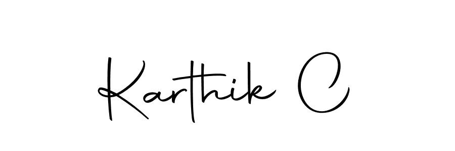 How to make Karthik C signature? Autography-DOLnW is a professional autograph style. Create handwritten signature for Karthik C name. Karthik C signature style 10 images and pictures png