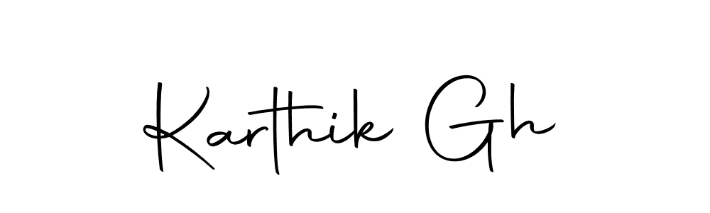 Make a beautiful signature design for name Karthik Gh. Use this online signature maker to create a handwritten signature for free. Karthik Gh signature style 10 images and pictures png