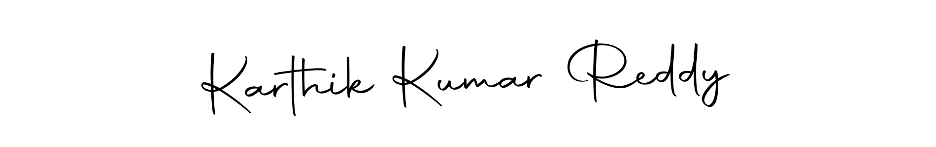 Use a signature maker to create a handwritten signature online. With this signature software, you can design (Autography-DOLnW) your own signature for name Karthik Kumar Reddy. Karthik Kumar Reddy signature style 10 images and pictures png