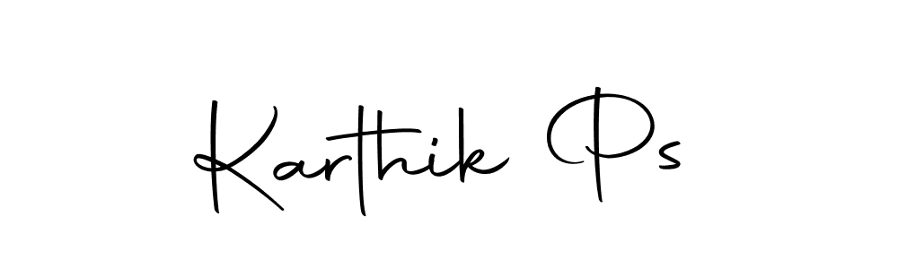 Make a short Karthik Ps signature style. Manage your documents anywhere anytime using Autography-DOLnW. Create and add eSignatures, submit forms, share and send files easily. Karthik Ps signature style 10 images and pictures png