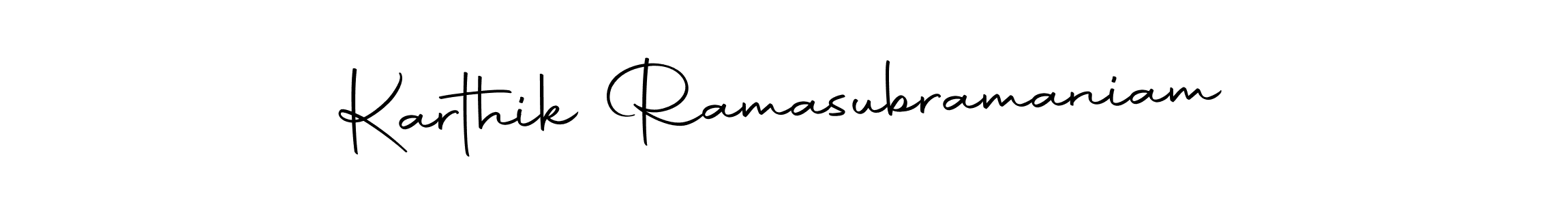 How to make Karthik Ramasubramaniam signature? Autography-DOLnW is a professional autograph style. Create handwritten signature for Karthik Ramasubramaniam name. Karthik Ramasubramaniam signature style 10 images and pictures png