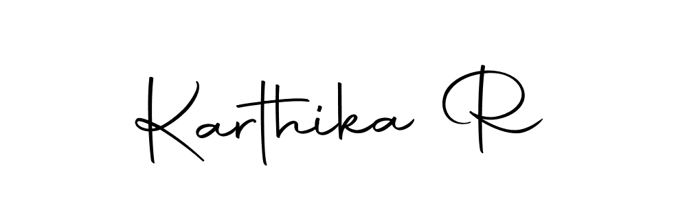 It looks lik you need a new signature style for name Karthika R. Design unique handwritten (Autography-DOLnW) signature with our free signature maker in just a few clicks. Karthika R signature style 10 images and pictures png