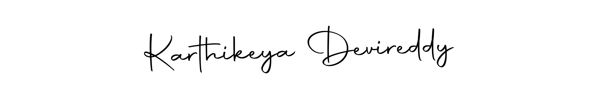Make a beautiful signature design for name Karthikeya Devireddy. With this signature (Autography-DOLnW) style, you can create a handwritten signature for free. Karthikeya Devireddy signature style 10 images and pictures png