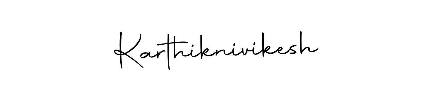 You should practise on your own different ways (Autography-DOLnW) to write your name (Karthiknivikesh) in signature. don't let someone else do it for you. Karthiknivikesh signature style 10 images and pictures png