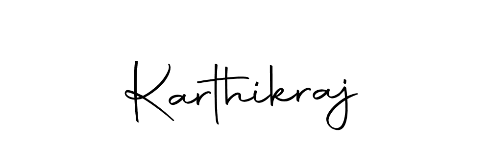 How to make Karthikraj name signature. Use Autography-DOLnW style for creating short signs online. This is the latest handwritten sign. Karthikraj signature style 10 images and pictures png