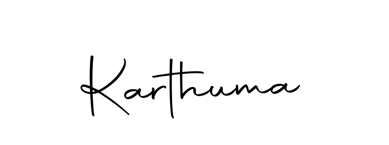 Make a beautiful signature design for name Karthuma. With this signature (Autography-DOLnW) style, you can create a handwritten signature for free. Karthuma signature style 10 images and pictures png