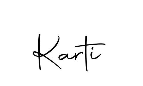 Create a beautiful signature design for name Karti. With this signature (Autography-DOLnW) fonts, you can make a handwritten signature for free. Karti signature style 10 images and pictures png