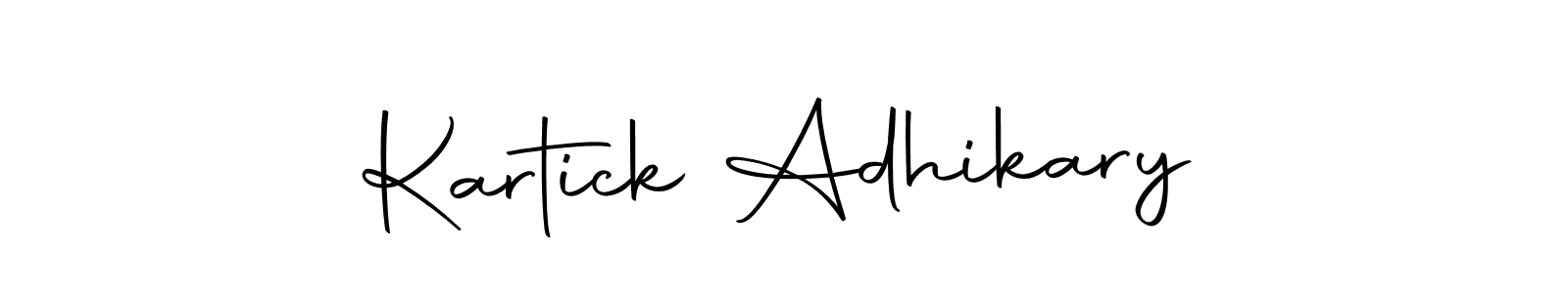 Use a signature maker to create a handwritten signature online. With this signature software, you can design (Autography-DOLnW) your own signature for name Kartick Adhikary. Kartick Adhikary signature style 10 images and pictures png