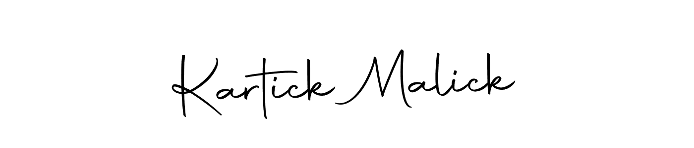 Design your own signature with our free online signature maker. With this signature software, you can create a handwritten (Autography-DOLnW) signature for name Kartick Malick. Kartick Malick signature style 10 images and pictures png