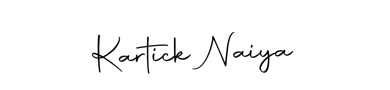 Also we have Kartick Naiya name is the best signature style. Create professional handwritten signature collection using Autography-DOLnW autograph style. Kartick Naiya signature style 10 images and pictures png