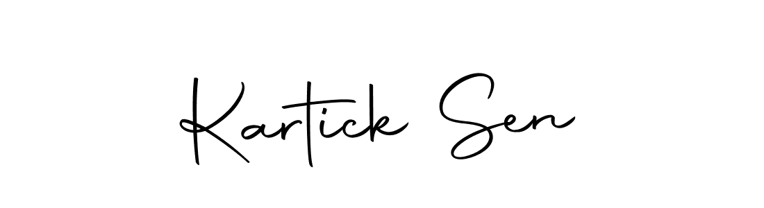 The best way (Autography-DOLnW) to make a short signature is to pick only two or three words in your name. The name Kartick Sen include a total of six letters. For converting this name. Kartick Sen signature style 10 images and pictures png