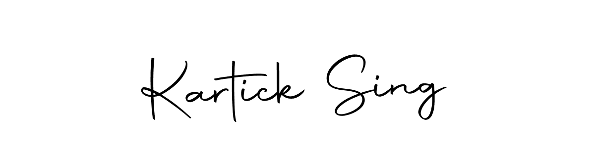 Use a signature maker to create a handwritten signature online. With this signature software, you can design (Autography-DOLnW) your own signature for name Kartick Sing. Kartick Sing signature style 10 images and pictures png