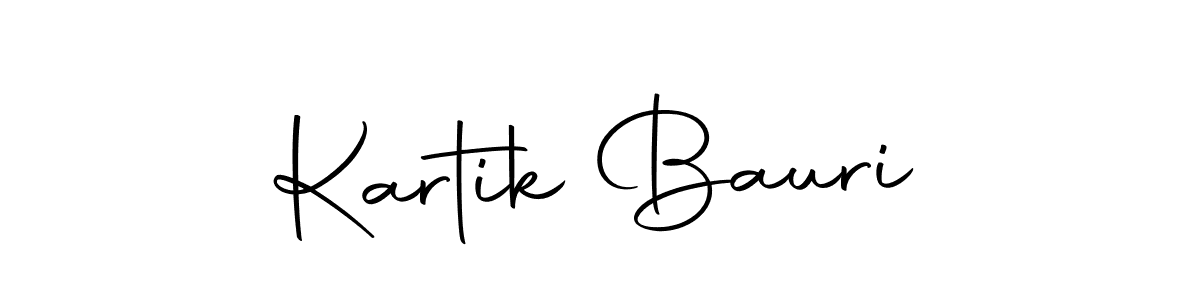 Use a signature maker to create a handwritten signature online. With this signature software, you can design (Autography-DOLnW) your own signature for name Kartik Bauri. Kartik Bauri signature style 10 images and pictures png
