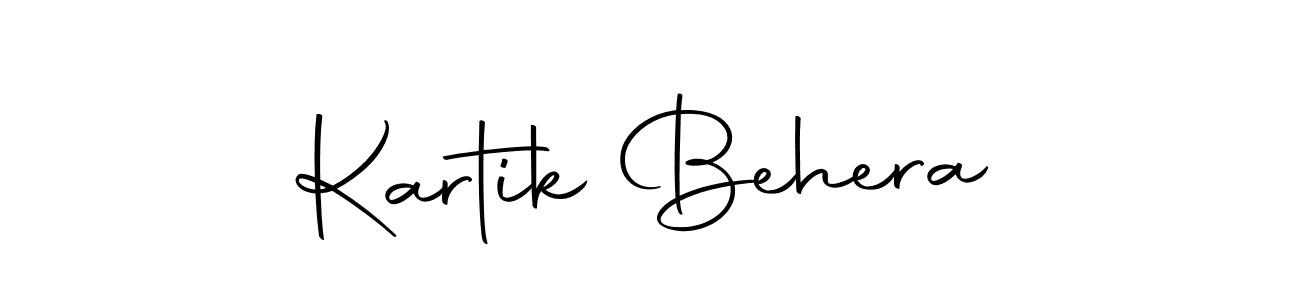 You can use this online signature creator to create a handwritten signature for the name Kartik Behera. This is the best online autograph maker. Kartik Behera signature style 10 images and pictures png