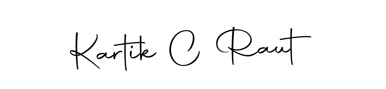 Kartik C Raut stylish signature style. Best Handwritten Sign (Autography-DOLnW) for my name. Handwritten Signature Collection Ideas for my name Kartik C Raut. Kartik C Raut signature style 10 images and pictures png
