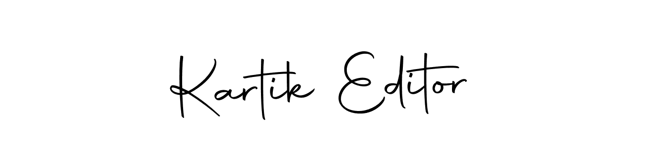You should practise on your own different ways (Autography-DOLnW) to write your name (Kartik Editor) in signature. don't let someone else do it for you. Kartik Editor signature style 10 images and pictures png