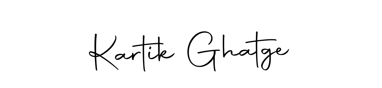 How to make Kartik Ghatge name signature. Use Autography-DOLnW style for creating short signs online. This is the latest handwritten sign. Kartik Ghatge signature style 10 images and pictures png
