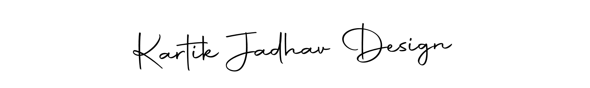 You can use this online signature creator to create a handwritten signature for the name Kartik Jadhav Design. This is the best online autograph maker. Kartik Jadhav Design signature style 10 images and pictures png