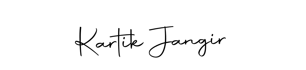 Use a signature maker to create a handwritten signature online. With this signature software, you can design (Autography-DOLnW) your own signature for name Kartik Jangir. Kartik Jangir signature style 10 images and pictures png