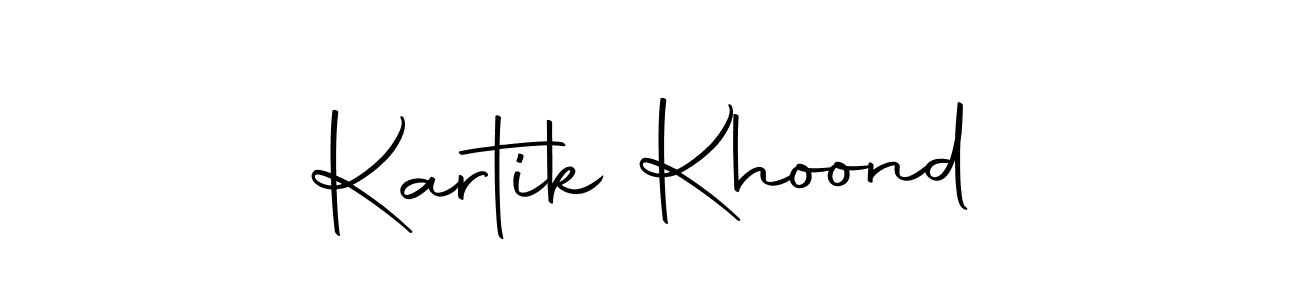 Make a beautiful signature design for name Kartik Khoond. Use this online signature maker to create a handwritten signature for free. Kartik Khoond signature style 10 images and pictures png