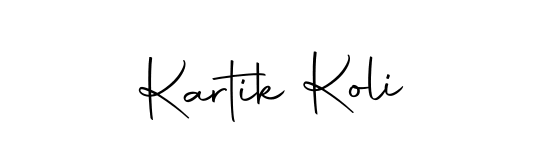 The best way (Autography-DOLnW) to make a short signature is to pick only two or three words in your name. The name Kartik Koli include a total of six letters. For converting this name. Kartik Koli signature style 10 images and pictures png