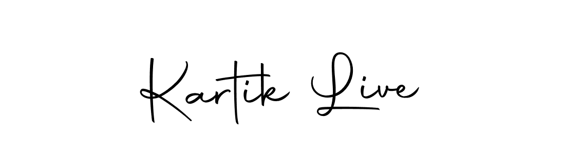 Make a beautiful signature design for name Kartik Live. Use this online signature maker to create a handwritten signature for free. Kartik Live signature style 10 images and pictures png